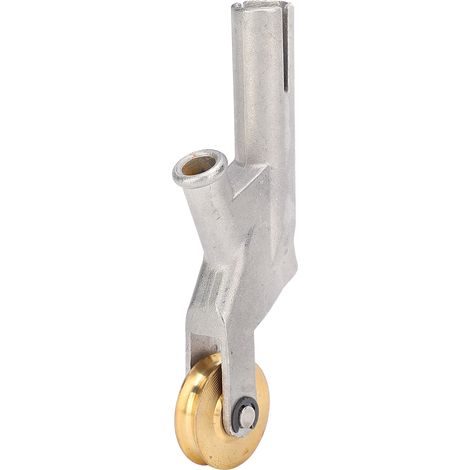 Nouveau type de buse de soudage ronde pour revêtements de sol PVC avec roue, permettant l'insertion de baguettes de soudage. Buse de soudage à air comprimé. (1/5)