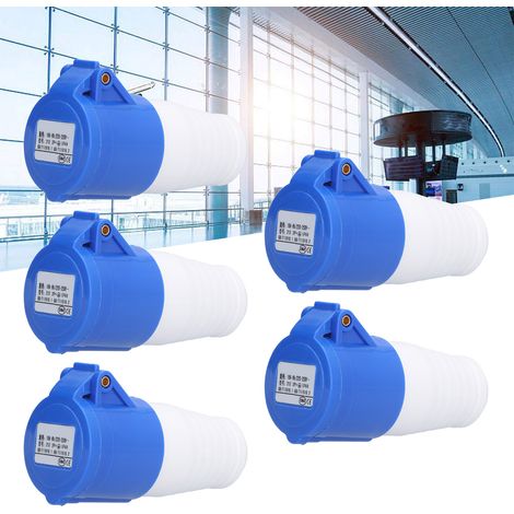 Connecteur industriel monophasé ZNG-213 pour l'industrie aéronautique, 16 A2P, connecteur rapide 220 V-250 V (1/5)