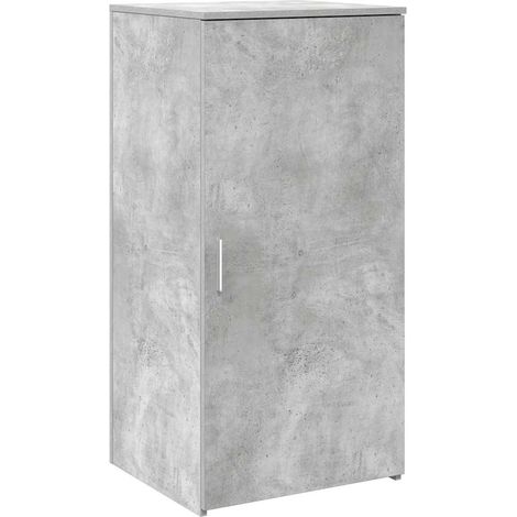 Maison Exclusive - Mobile Portaoggetti Grigio Cemento 50x45x103,5 cm in Truciolato