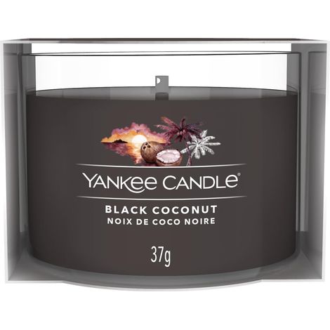 YANKEE CANDLE FILLED VOTIVE BLACK COCONUT 1701432E