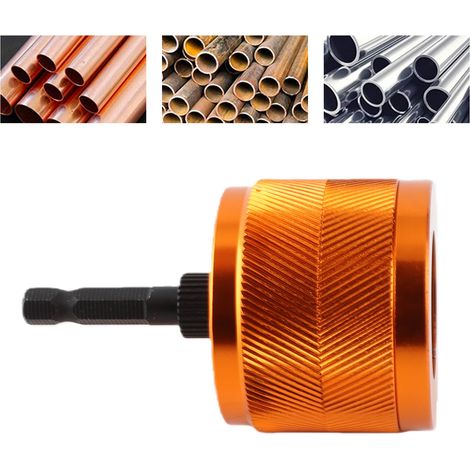 Brosse de nettoyage pour tuyaux en cuivre de 3/4", brosse pour outils électriques, brosse métallique à tête cylindrique de 12 mm, nettoyant et dérouillant universel pour le polissage des perceuses éle (1/5)