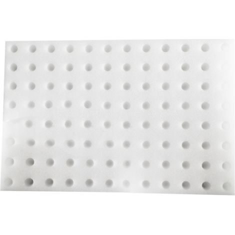 Spugna per semina idroponica – 30x20x2,5 cm – bianca – coltivazione in vivaio senza terra