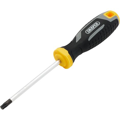 Draper T30HX 100mm Tamper-Resistant TX Soft Grip Screwdriver - Heavy-Duty, Precision, and Ergonomic Design