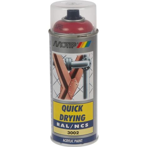 Acryl-Sprühlack, RAL 3002 Karminrot 400 ml 07096 (1/3)