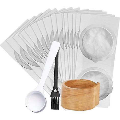 Support en bois pour capsules Vertuoline, kit de capsules réutilisables en aluminium, accessoires pour cafetière (1/5)