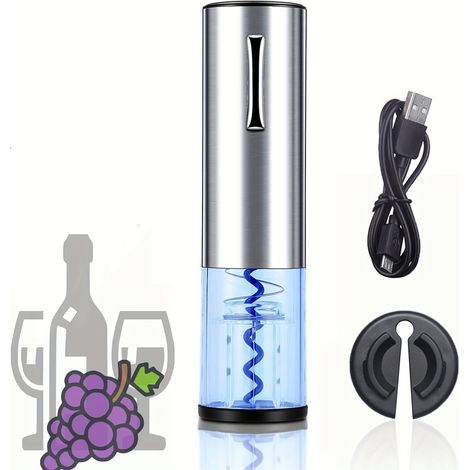 Ouvre-bouteille électrique XUANGUI avec coupe-papier, mini portable et rechargeable pour le camping (1/5)