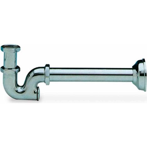 Sifone di scarico a colonna per lavabo/bidet cromo