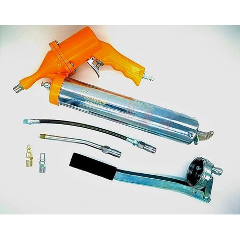 Ingrassatore Pneumatico 2 in 1 Per Compressore e Manuale 400 CC In Kit Completo