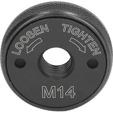 Flanschmutter für Winkelschleifer, selbstsichernd, M14, 45 mm, 40Cr, Schnellspann-Druckplatte (1/5)