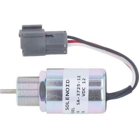 Magnetventil zur Flammenabschaltung für Baggerlader, Ersatz für Mitsubishi S3L2 61SD 12VDC (1/5)
