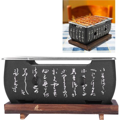 Mini Barbecue japonais en alliage d'aluminium, poêle à charbon de bois, accessoires de four