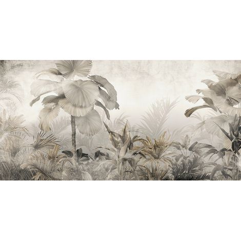 Papier peint panoramique - Forêt Tropicale - 130 cm x 65 cm (1/2)