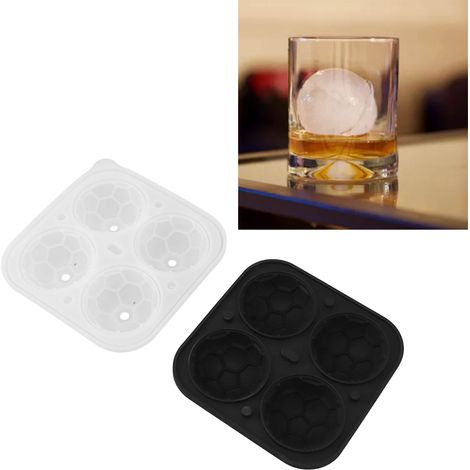 Silikon-Eiswürfelformen, geeignet für Whisky-Cocktails, originelle Formen für Eishockey und Fußbälle. (1/5)