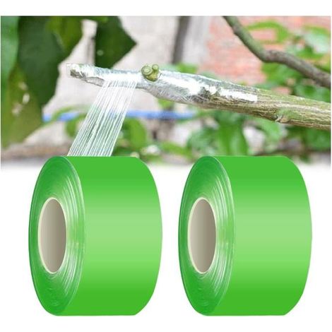 2 Rouleaux Greffage Ruban 3cm X 100m Auto-Adhésif Ruban de Greffe Biodegradable Film a Greffer Extensible Bande de Greffage Greffage (1/5)