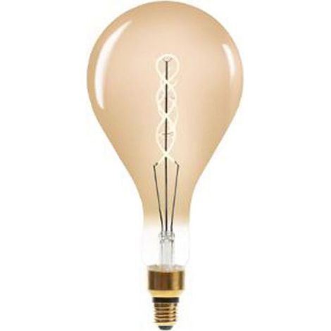 Ampoule Led Torsadée "Filmo" 32cm Ambre