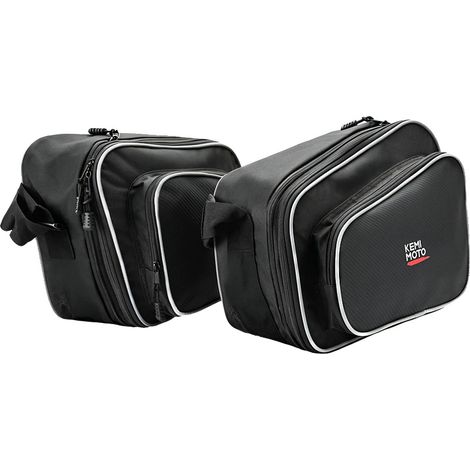 Bolsas interiores para motocicleta, material impermeable, correa de hombro ajustable, estilo 2, color negro. (1/2)