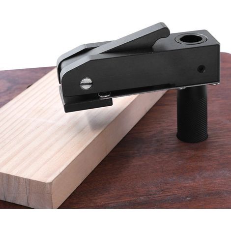 Porte-plaque de serrage pour menuiserie en alliage d'aluminium, réglable à 3 positions, fixation à levier pour 19mm (1/5)
