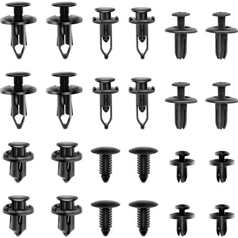 200 Stück Autoclips, Kunststoffnietclips für die Autoreparatur, Kunststoffnietbefestigungen, universelle Kunststoffnietclips für Autotürverkleidungen und Zierleisten (1/5)