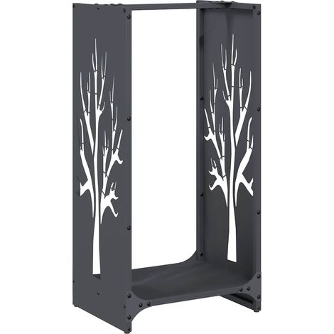 Maison Exclusive - Rastrelliera per Legna da Ardere Antracite 40x30x80 cm