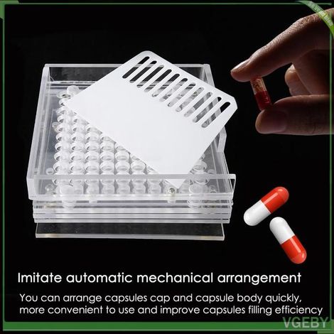 VGEBY outil de remplissage de capsule 100 trous remplissage de capsule parapharmacie roulant 200 m 656,17 pieds 0,2 mm de diamètre (1/5)