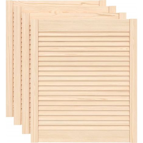 Maison Exclusive - Ante con Design a Lamelle 4 pz 69x59,4 cm in Legno di Pino