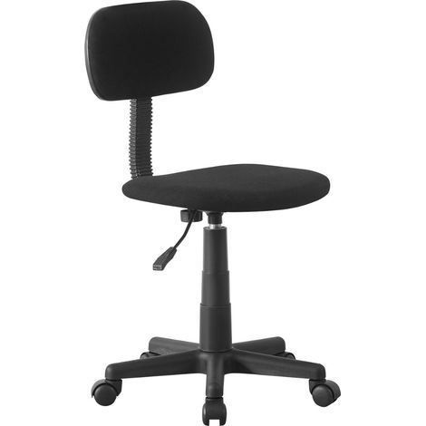 Silla de Oficina con Ruedas Basic Negro 86x47x41cm 7house (1/3)
