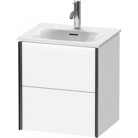 Sous-vasque pour lavabo XVIU 557x510x420mm, professionnel, noir mat, blanc mat (1/3)
