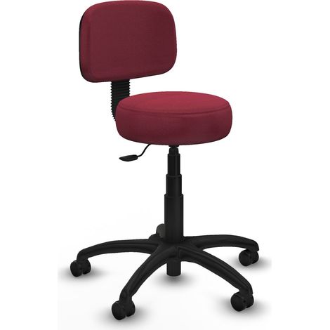 Silla Llanos giratorio bali granate base poliamida 600 ruedas engomadas 50