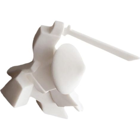 Porte-Parfum Décoration Samouraï, en Céramique Blanche Salon Chambre (1/5)