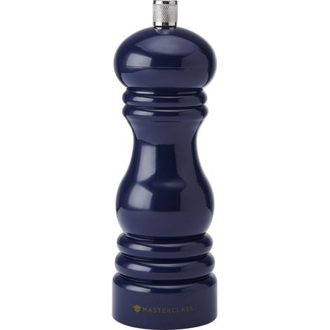 Masterclass Salz oder Pfeffer mill mit austauschbaren Kappen, blue capstan mill mit manuellem Keramikmahlwerk, 17cm