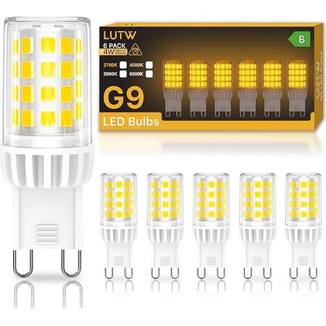 G9 LED Light Bulb 4W 60W 650LM Cool White 6000K (1/5)