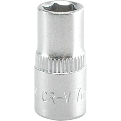 Stecknuss 7 mm 1/4" 6-kant kurz