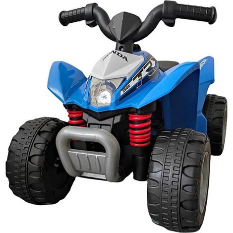 Mini Quad Elettrico per Bambini 7,2V con Licenza Honda 250X Blu