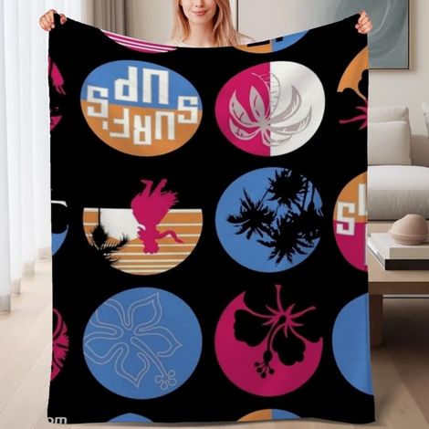 Couverture de lit en polaire, couverture légère et cosy en microfibre pour le printemps, décoration de salon, excellent cadeau pour femmes hommes, 6080 pouces (1/4)