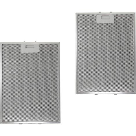 2 PEZZI TECNOWIND 4FIQ60ALM1.2   FILTRO CAPPA IN  ALLUMINIO 352x284x8mm  F 250 (1/2)