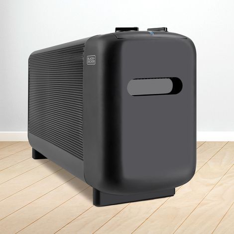 BLACK+DECKER – Radiateur en Mica BXMRA1500E 1500W 2 Niveaux 750/1500W Chauffage Rapide et Silencieux Thermostat Réglable Sécurité Surchauffe Design Compact Pour Pièces jusqu’à 15 m² (1/5)