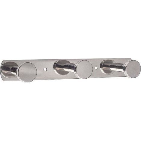 Porte-Manteau Mural Crochets pour Serviettes avec 3 Crochets Patères Murales à Vis en Acier Inox 304 Porte-Serviettes pour Salle de Bain et Cuisine Chrome Brossé
