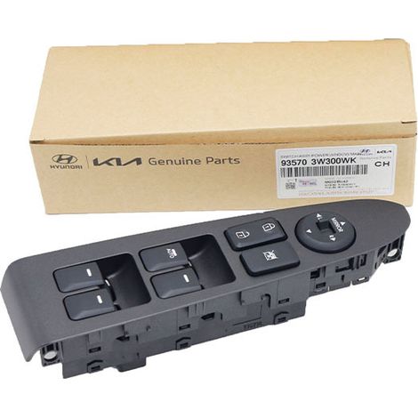 La référence 935703W300WK convient au bouton de commande principal de la vitre latérale avant gauche des Kia Sportage 11-15. (1/4)