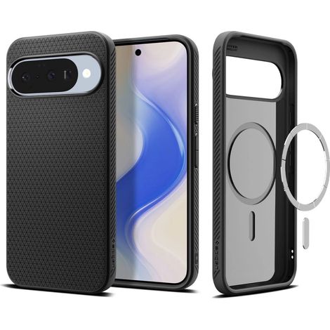 Spigen Liquid Air Mag MagSafe Hülle für Google Pixel 10 / 10 Pro – Mattschwarz (1/5)