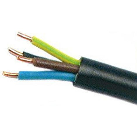 cable électrique - rigide - r2v - 4g2.5 mm2 - couronne de 100 mètres