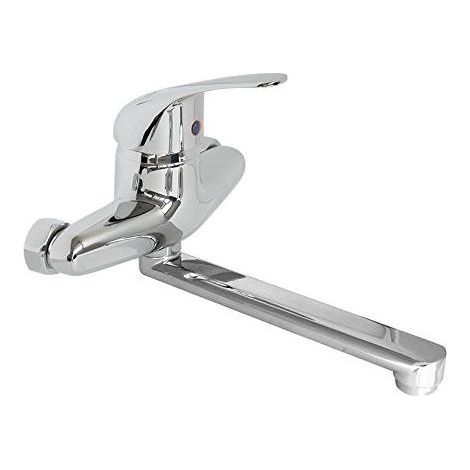 Idroblok, Miscelatore Lavello a Parete Rex 40, Cromato