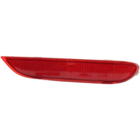 Barra catarifrangente paraurti posteriore, ABS rosso Plug and Play, lenti catarifrangenti paraurti posteriori impermeabili e resistenti agli urti per Rogue Sport (destra: (1/4)