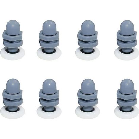 Filiyano-Pièces détachées pour cabine de douche, 12 roulettes de porte de douche, roues de porte de douche de 20 mm (1/5)