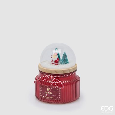 EDG Enzo De Gasperi Candela di Natale Cupola Profumata Honeyed Apple Cider H12,5 Ø10 cm – Candela Natalizia (1/3)