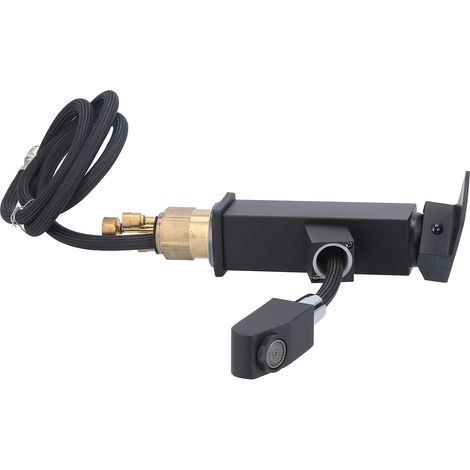 Robinet mitigeur eau chaude/eau froide extractible G1/2 avec douchette extractible pour salle de bain d'hôtel (1/5)