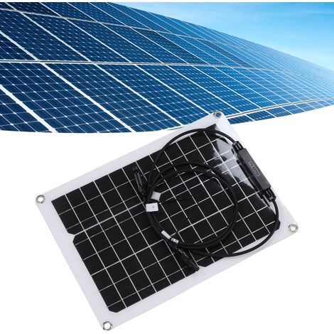 Kit de panneau solaire flexible de 15 W avec contrôleur solaire de 50 A (1/5)