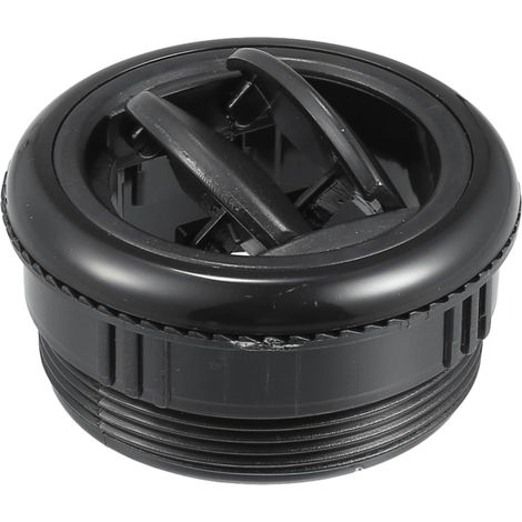 Sortie D'Air Conditionné Universelle Noire 1pc Pour Camping-Car Noir, Pour Bus, Bateau, Yacht, Caravane, Dimensions 71x35mm, Ouverture 65mm, Filetage 29mm, Installation Facile (1/5)