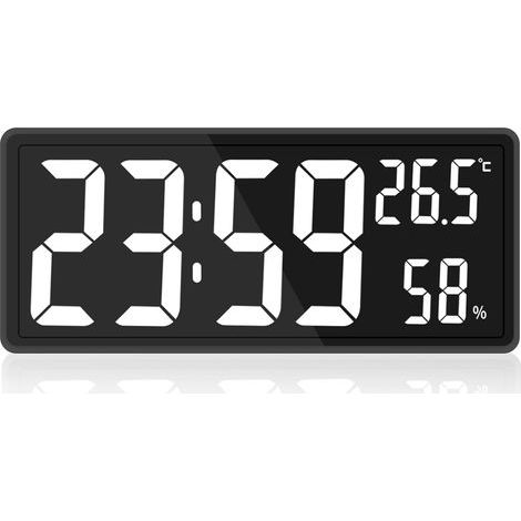 Großformatige Digitaluhr, große digitale Wanduhr mit (1/5)