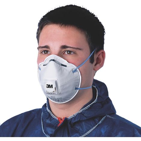 Masque jetable antipoussière FFP2 Classique (boite de 20 pieces) - 3M