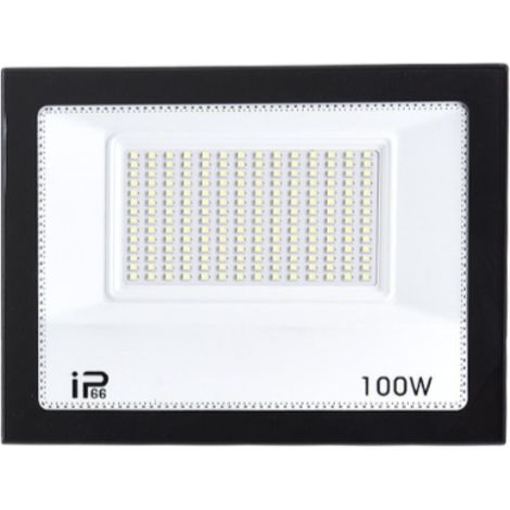 Projecteur LED Extérieur 100W, IP67 Étanche, 6000K Blanc Froid pour Cour, Jardin, Garage (1/4)
